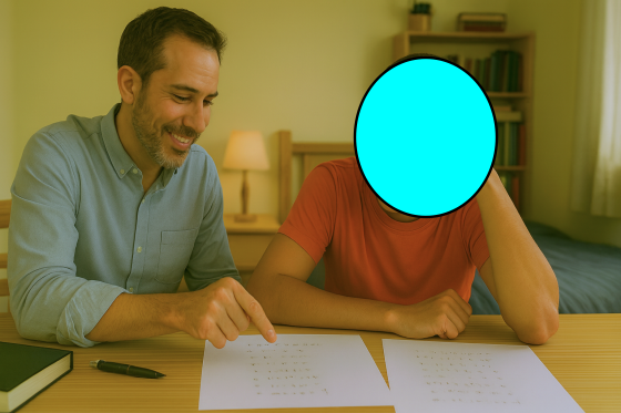 recibiendo clases particulares